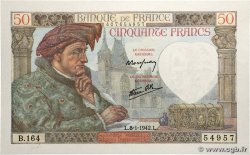 50 Francs JACQUES CŒUR FRANCE  1942 F.19.18