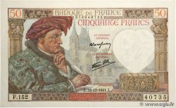 50 Francs JACQUES CŒUR FRANCE  1941 F.19.17