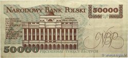 50000 Zlotych POLOGNE  1993 P.159a TB