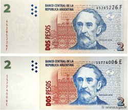 2 Pesos Lot ARGENTINA  2002 P.352