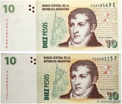 10 Pesos Lot ARGENTINA  2003 P.354