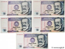 10 Intis Lot PERU  1987 P.129