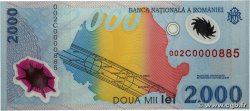 2000 Lei Commémoratif ROUMANIE  1999 P.111a
