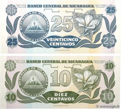 10 et 25 Centavos Lot NICARAGUA  1991 P.169a et P.170a NEUF