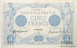 5 Francs BLEU FRANCE  1916 F.02.45