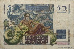 50 Francs LE VERRIER FRANCE  1946 F.20.01 F-