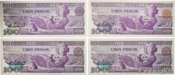 100 Pesos Lot MEXIQUE  1979 P.68c, P.074a, P.074b et P.074c pr.NEUF