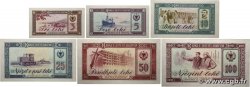 3 à 100 Lekë Spécimen ALBANIA  1964 P.34s à P.39s UNC-