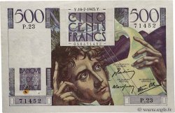 500 Francs CHATEAUBRIAND FRANCE  1945 F.34.01