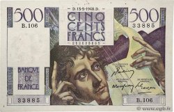 500 Francs CHATEAUBRIAND FRANCE  1948 F.34.08