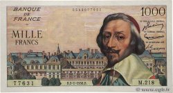 1000 Francs RICHELIEU FRANKREICH  1956 F.42.18