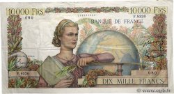 10000 Francs GÉNIE FRANÇAIS Numéro radar FRANCE  1955 F.50.75 F+