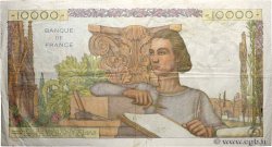 10000 Francs GÉNIE FRANÇAIS Numéro radar FRANCE  1955 F.50.75 F+