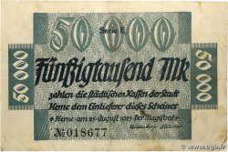 50000 Mark GERMANY Herne 1923 PS