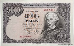 5000 Pesetas SPAIN  1976 P.155 AU
