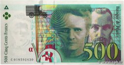 500 Francs PIERRE ET MARIE CURIE FRANCE  1994 F.76.01