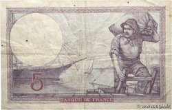 5 Francs FEMME CASQUÉE FRANCE  1924 F.03.08 F