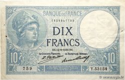 10 Francs MINERVE FRANCE  1930 F.06.14
