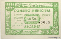 50 Centimes SPAIN Alcañiz 1937 P.-