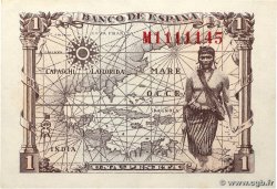 1 Peseta SPAGNA  1945 P.128a AU