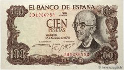 100 Pesetas SPAIN  1970 P.152a