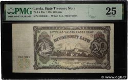 20 Latu LATVIA  1935 P.30a VF