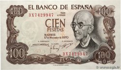 100 Pesetas SPAIN  1970 P.152a