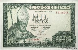 1000 Pesetas SPAIN  1965 P.151