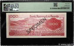 1000 Francs Spécimen RWANDA  1971 P.10s2  UNC-