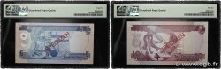 5 et 10 Dollars Spécimen ÎLES SALOMON  1979 P.06s et P.07s-Cs1 NEUF