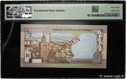 1/2 Dinar Spécimen TUNISIA  1972 P.66s UNC