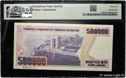 500000 Lirasi Spécimen TURKEY  1993 P.208as UNC