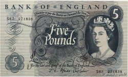 5 Pounds ANGLETERRE  1966 P.375b