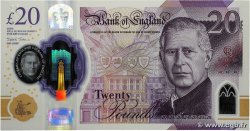 20 Pounds Numéro radar ENGLAND  2023 P.400