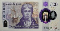 20 Pounds Numéro radar ENGLAND  2023 P.400 UNC