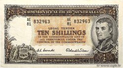 10 Shillings AUSTRALIEN  1954 P.29a