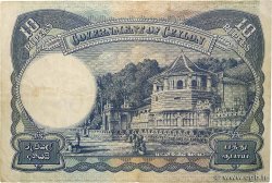 10 Rupees CEYLAN  1942 P.036Aa TB+