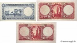 1 et 10 Pounds Lot ÉGYPTE  1955 P.030c et P.032b/c SPL