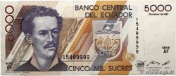 5000 Sucres ECUADOR  1987 P.126a