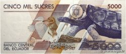5000 Sucres ÉQUATEUR  1987 P.126a SUP+
