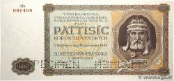 5000 Korun Spécimen SLOWAKEI  1944 P.14s fST