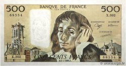 500 Francs PASCAL FRANKREICH  1989 F.71.42 fST