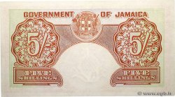 5 Shillings JAMAICA  1957 P.37b AU