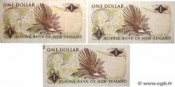 1 Dollar Fauté NOUVELLE-ZÉLANDE  1968 P.163b et c TB à TTB