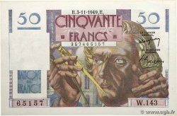 50 Francs LE VERRIER FRANKREICH  1949 F.20.13