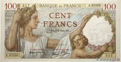 100 Francs SULLY FRANCE  1941 F.26.49