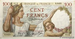 100 Francs SULLY FRANCE  1940 F.26.26