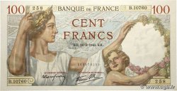 100 Francs SULLY FRANCE  1940 F.26.29