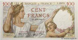 100 Francs SULLY FRANKREICH  1940 F.26.32
