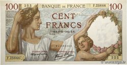 100 Francs SULLY FRANCE  1941 F.26.60